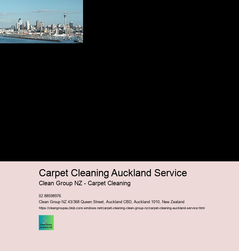 what is included in a standard carpet cleaning service in auckland?
