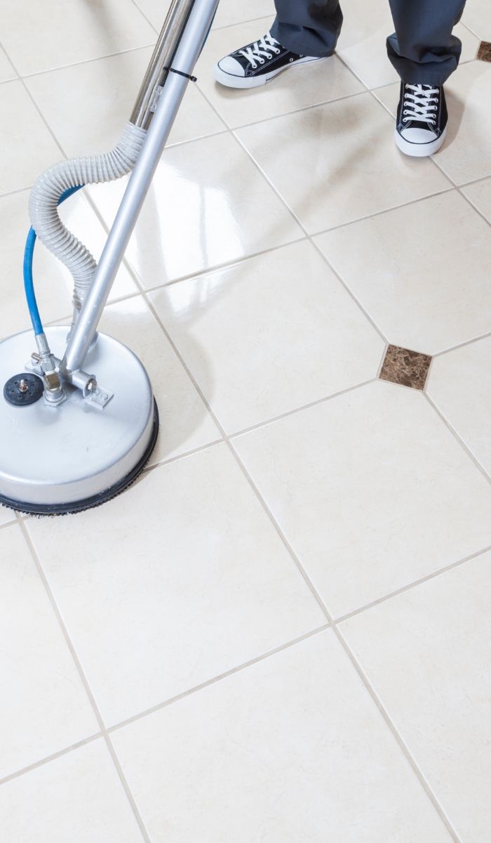 What is the most important factor to consider when hiring office cleaners?
