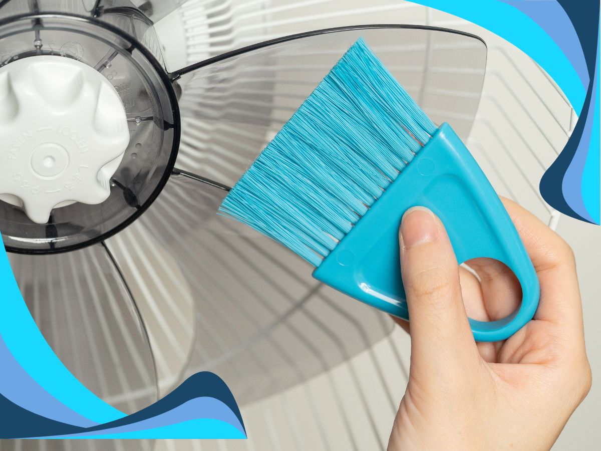 TV Commercial Name in Which a Child is Cleaning a Fan With a Duster