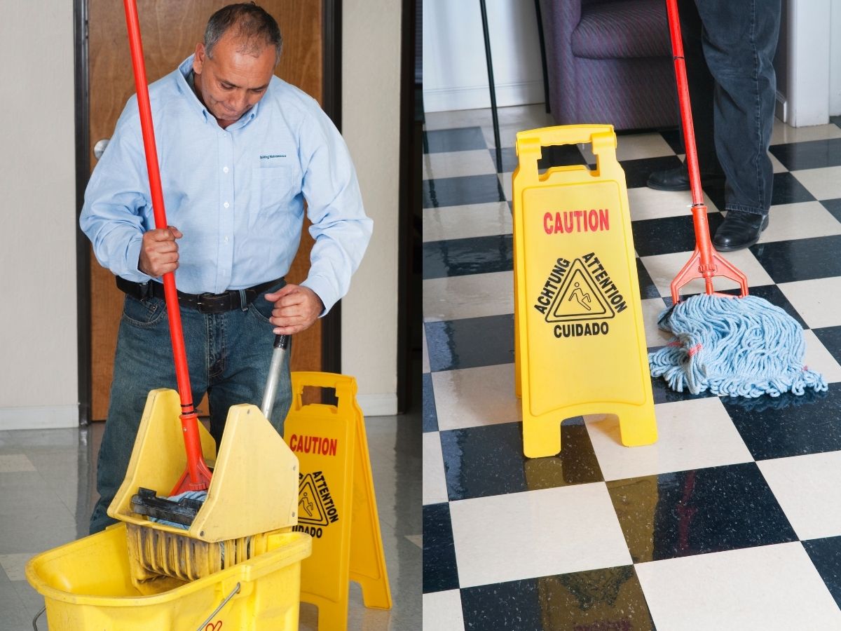 What is janitorial cleaning?