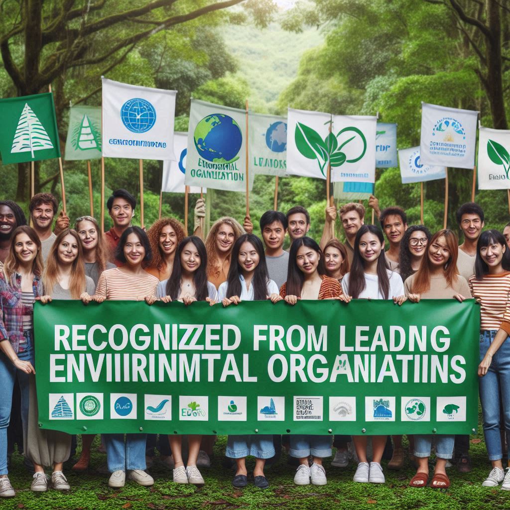 Recognized by leading environmental organizations