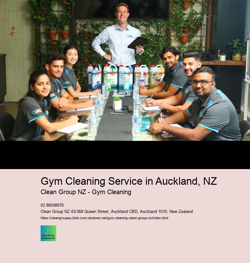 What are the key benefits of hiring a specialized company like Clean Group NZ for gym and fitness centre cleaning in Auckland?