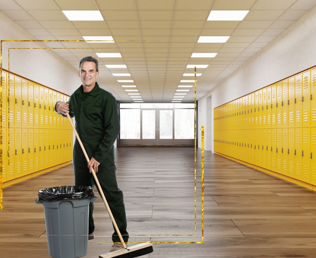 What is The Job of a Cleaner at School?