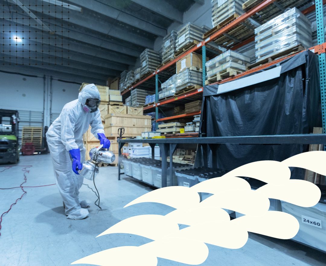 Why does it important to clean a warehouse